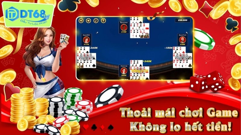Game cào tố DT68 đấu trí cực căng 3 Top 5 Game Cào Tố Hàng Đầu trên DT68